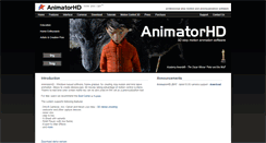 Desktop Screenshot of animatorhd.com